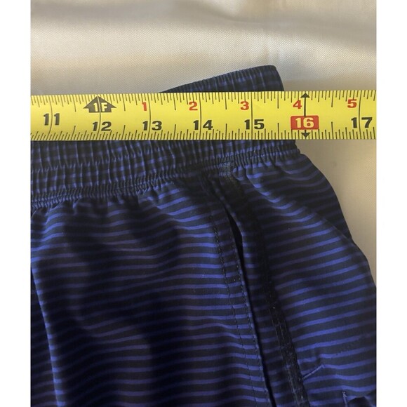 LULULEMON Mens Purple Stripe Athletic Shorts Linerless 10" Inseam Drawstring Med - Picture 9 of 10